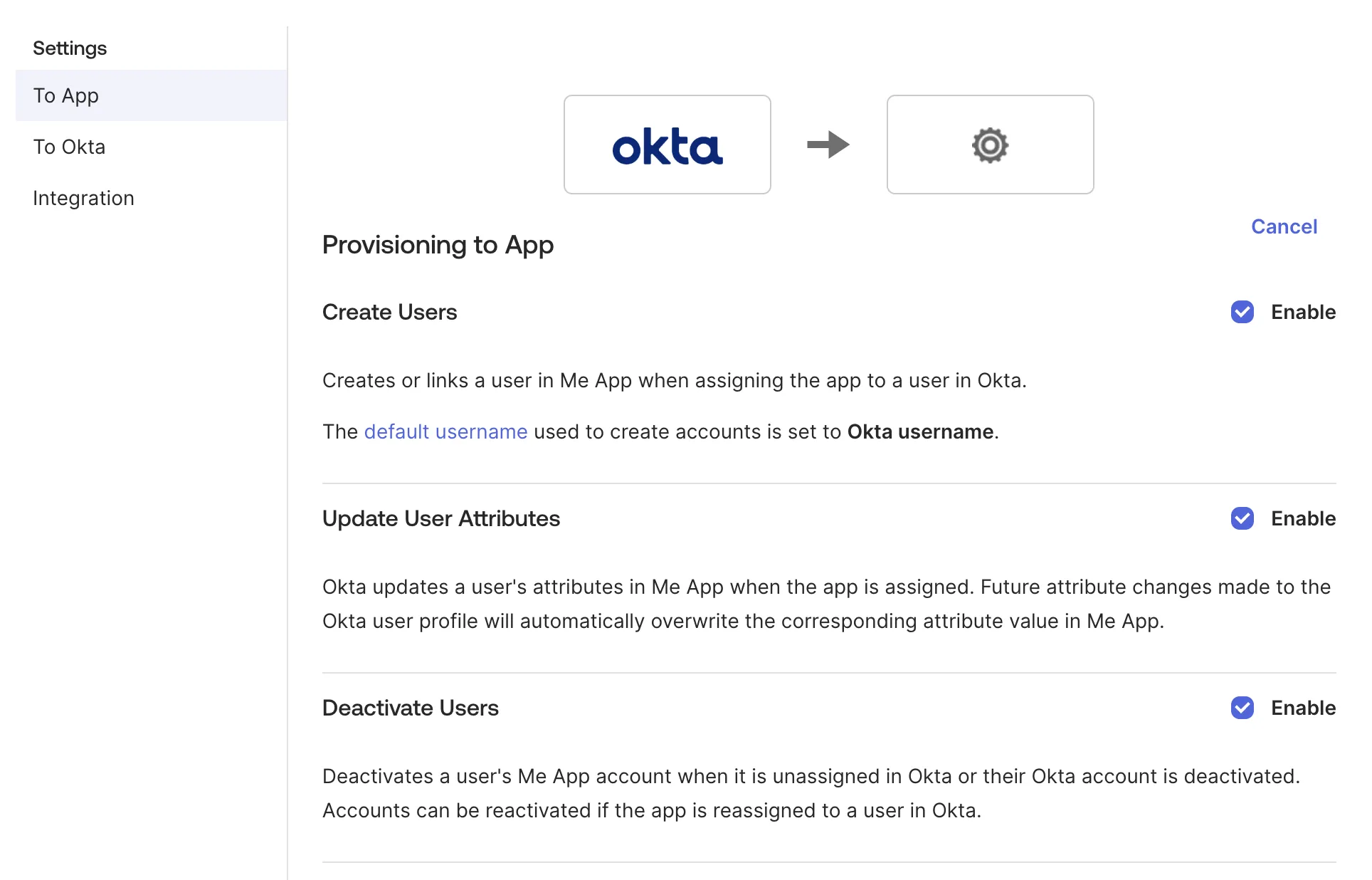 Enable provisioning actions to Hive Console